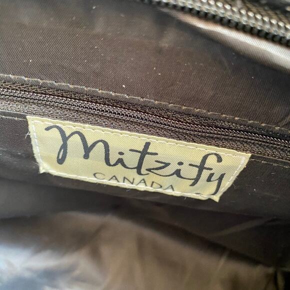 NWOT Lotus in Purple Handwoven Straw Lotus Design Fabric Double Handle Tote Bag - Picture 4 of 6